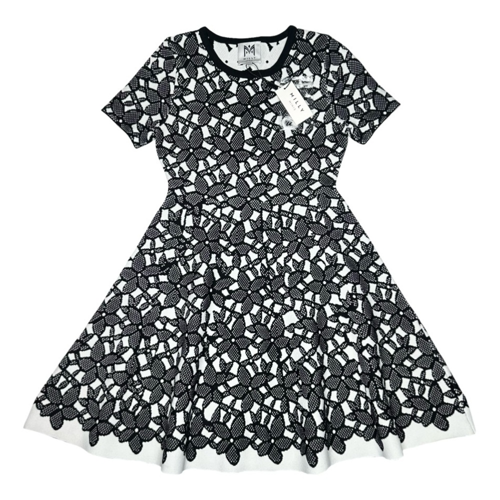 Milly Minis‎ Floral Mesh Jacquard Dress